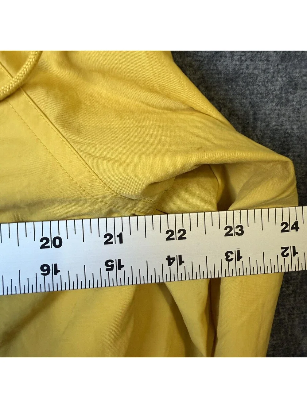 Vintage Adidas Originals Windbreaker Jacket Mens L Yellow Hooded Full Zip Logo
